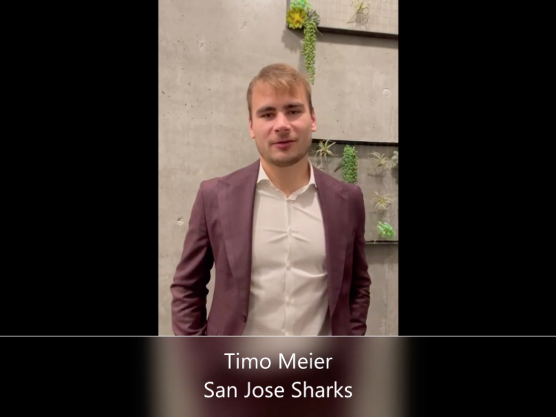 Teddy Bear Toss 05.11.2022: Promo-Video 9 - NHL-Star Timo Meier