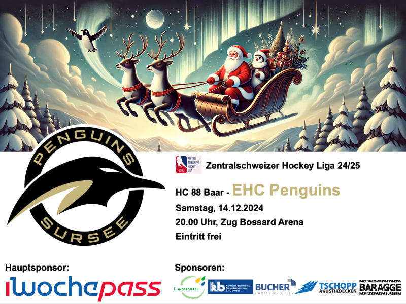 HC 88 Baar - EHC Penguins, 14.12.2024, Bossard Arena Zug