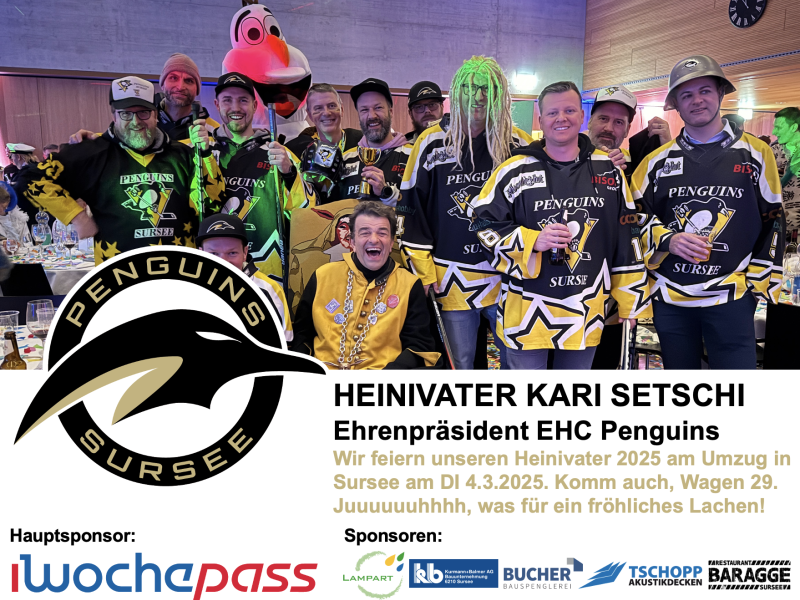 EHC Penguins am Fasnachtsumzug 2025