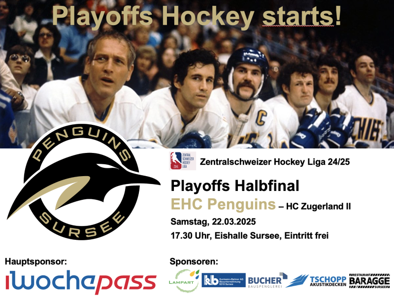 EHC Penguins - Zugerland II, 22.03.2025, Eishalle Sursee